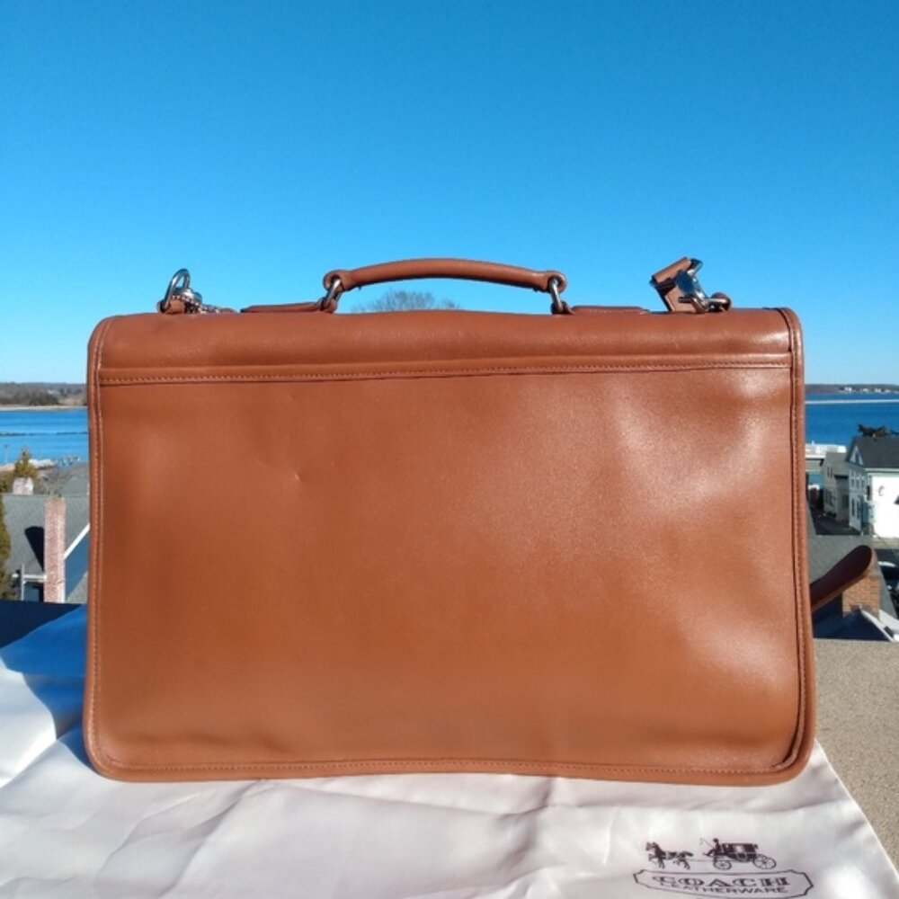 Vintage Coach Trader Brief Case, USA - Picture 5 of 16